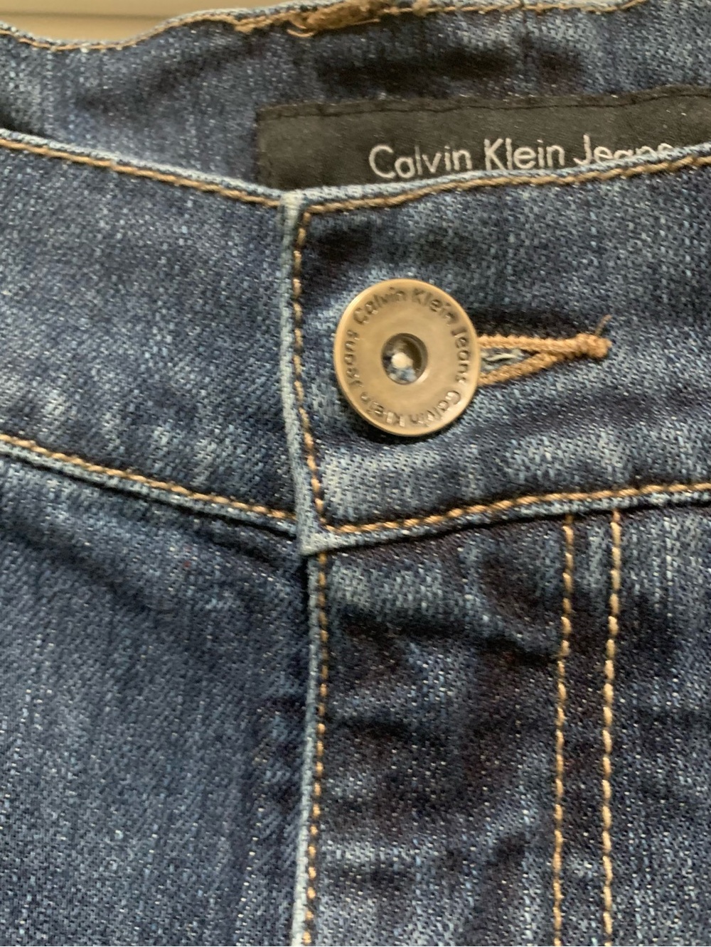 Calvin Klein Authentic Women’s Navy Bootcut Jeans 22W - Picture 8 of 11